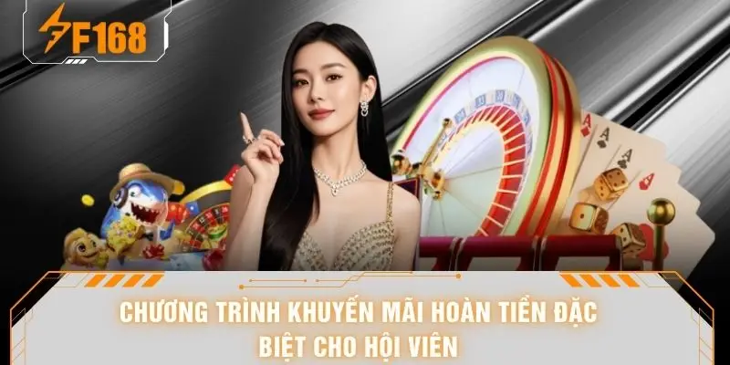 Casino F168 - Sảnh Cược Trực Tuyến Đẳng Cấp Quốc Tế 2026 7 Chương trình khuyến mãi hoàn tiền đặc biệt cho hội viên