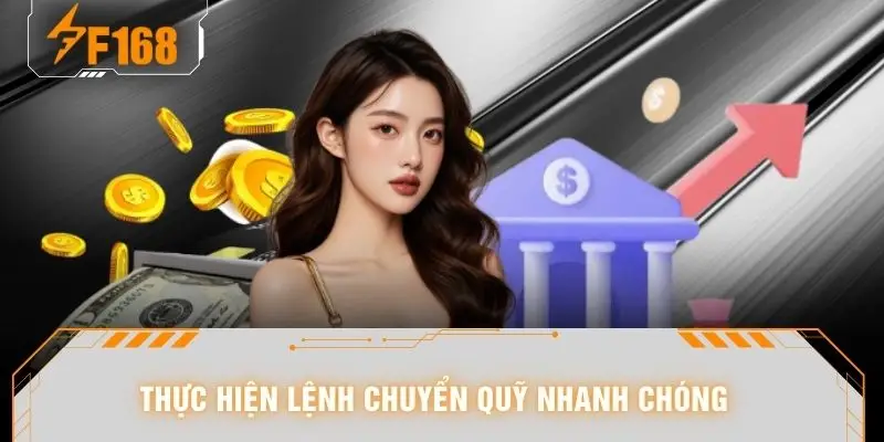 Rút Tiền F168 - Nhận Lúa Về Tài Khoản Chỉ Sau 3 Phút 6 Thực hiện lệnh chuyển quỹ nhanh chóng