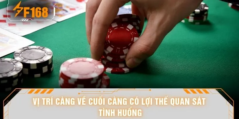 Poker Casino - All-in 120% Bản Lĩnh Khi Ván Bài Tới Cao Trào 6 Vị trí càng về cuối càng có lợi thế quan sát tình huống
